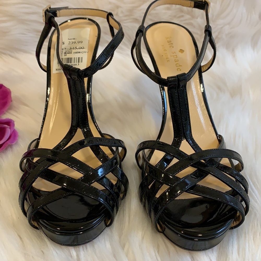 EUC KATE SPADE ♠️ PATIENT LEATHER HEALS😍 - Picture 2 of 11